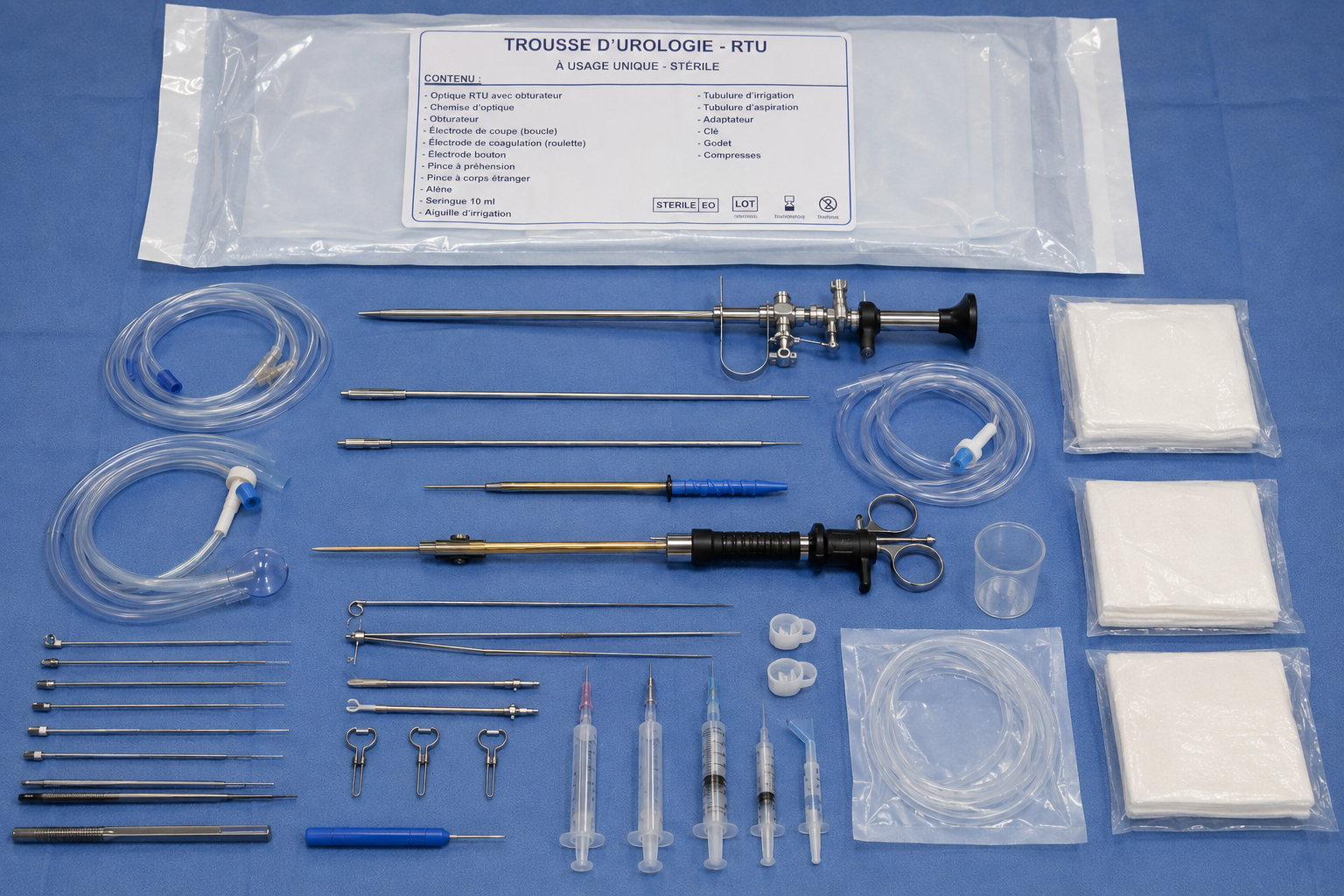 Trousse d'urologie R.T.U au Maroc