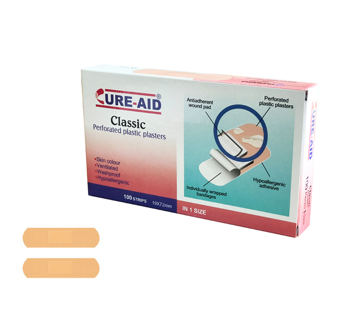 Pansement prédécoupé Cure-Aid au Maroc